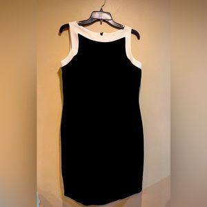 Classic casual elegant black dress. 14 petite.